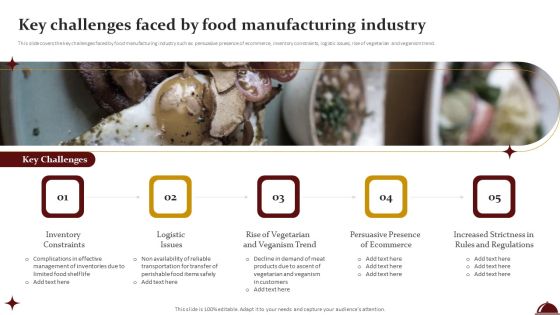 Food Processing Industry Latest Insights Trends And Analytics Key Challenges Faced By Food Manufacturing Industry Download PDF