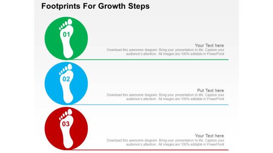 Footprints For Growth Steps Powerpoint Templates Footprints For Growth Steps Powerpoint Templates