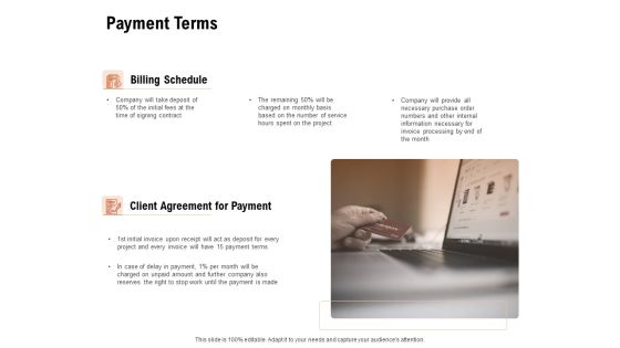 For Launching Company Site Payment Terms Ppt PowerPoint Presentation Icon Layout PDF For Launching Company Site Payment Terms Ppt PowerPoint Presentation Icon Layout PDF