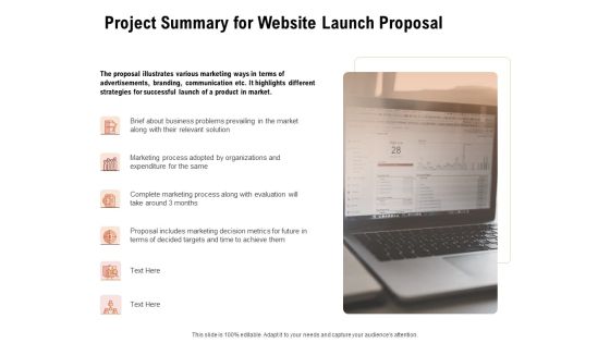 For Launching Company Site Project Summary For Website Launch Proposal Rules PDF For Launching Company Site Project Summary For Website Launch Proposal Rules PDF