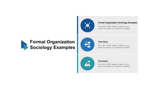 Formal Organization Sociology Examples Ppt PowerPoint Presentation Model Images Cpb