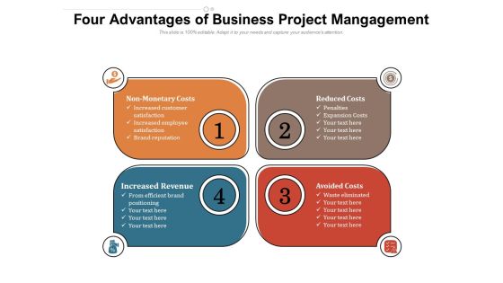 Four Advantages Of Business Project Mangagement Ppt PowerPoint Presentation Summary Files PDF Four Advantages Of Business Project Mangagement Ppt PowerPoint Presentation Summary Files PDF
