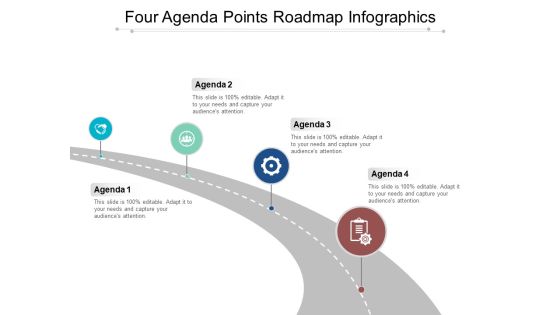 Four Agenda Points Roadmap Infographics Ppt PowerPoint Presentation Icon Summary Four Agenda Points Roadmap Infographics Ppt PowerPoint Presentation Icon Summary
