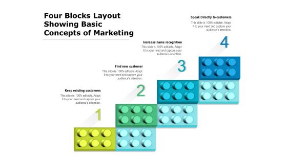 Four Blocks Layout Showing Basic Concepts Of Marketing Ppt PowerPoint Presentation Portfolio Graphics Pictures PDF Four Blocks Layout Showing Basic Concepts Of Marketing Ppt PowerPoint Presentation Portfolio Graphics Pictures PDF