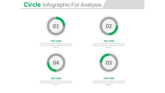 Four Circle Steps For Process Analysis Powerpoint Slides Four Circle Steps For Process Analysis Powerpoint Slides