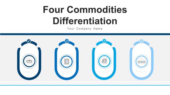 Four Commodities Differentiation Efficient Comparison Ppt PowerPoint Presentation Complete Deck Four Commodities Differentiation Efficient Comparison Ppt PowerPoint Presentation Complete Deck