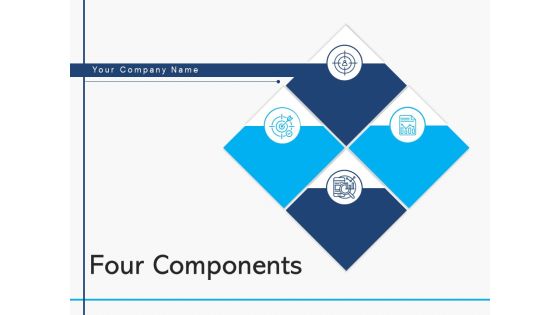 Four Components Agenda Transformation Ppt PowerPoint Presentation Complete Deck