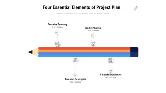 Four Essential Elements Of Project Plan Ppt PowerPoint Presentation Show Example File Four Essential Elements Of Project Plan Ppt PowerPoint Presentation Show Example File