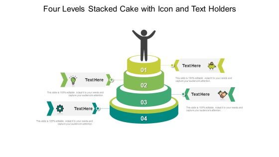Four Levels Stacked Cake With Icon And Text Holders Ppt PowerPoint Presentation File Graphics Template PDF Four Levels Stacked Cake With Icon And Text Holders Ppt PowerPoint Presentation File Graphics Template PDF