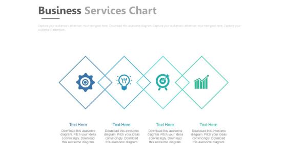 Four Overlapping Steps With Icons Powerpoint Template Four Overlapping Steps With Icons Powerpoint Template