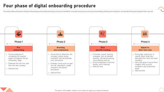 Four Phase Of Digital Onboarding Procedure Ppt Icons Four Phase Of Digital Onboarding Procedure Ppt Icons