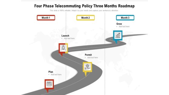 Four Phase Telecommuting Policy Three Months Roadmap Ideas Four Phase Telecommuting Policy Three Months Roadmap Ideas