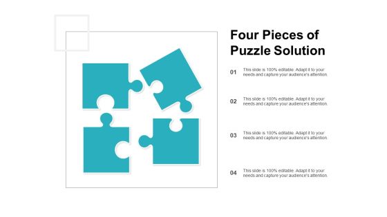 Four Pieces Of Puzzle Solution Ppt Powerpoint Presentation Ideas Inspiration Four Pieces Of Puzzle Solution Ppt Powerpoint Presentation Ideas Inspiration