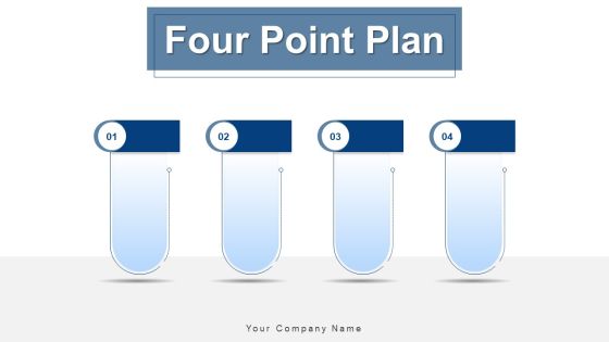 Four Point Plan Strategic Planning Ppt PowerPoint Presentation Complete Deck With Slides