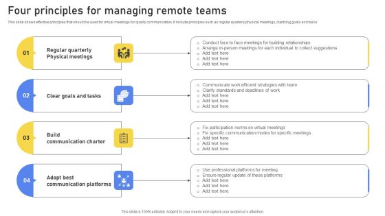 Four Principles For Managing Remote Teams Graphics PDF Four Principles For Managing Remote Teams Graphics PDF