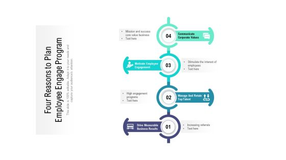 Four Reasons To Plan Employee Engage Program Ppt PowerPoint Presentation File Background Designs PDF Four Reasons To Plan Employee Engage Program Ppt PowerPoint Presentation File Background Designs PDF