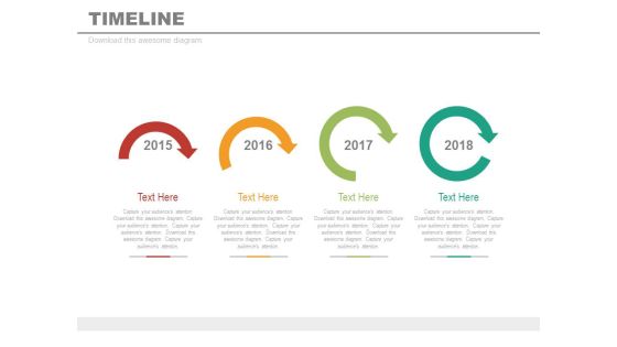 Four Sequential Arrows Timeline Diagram Powerpoint Slides Four Sequential Arrows Timeline Diagram Powerpoint Slides