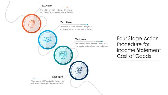 Four Stage Action Procedure For Income Statement Cost Of Goods Icons PDF Four Stage Action Procedure For Income Statement Cost Of Goods Icons PDF