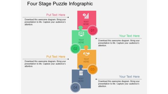 Four Stage Puzzle Infographic Powerpoint Templates Four Stage Puzzle Infographic Powerpoint Templates