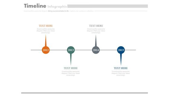 Four Staged Business Vision Timeline Powerpoint Slides Four Staged Business Vision Timeline Powerpoint Slides