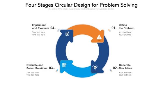 Four Stages Circular Design For Problem Solving Ppt PowerPoint Presentation Icon Pictures PDF Four Stages Circular Design For Problem Solving Ppt PowerPoint Presentation Icon Pictures PDF