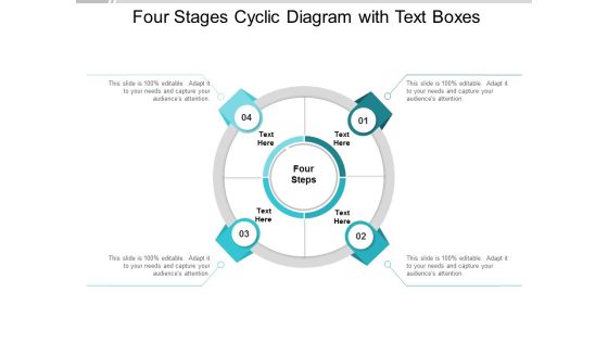 Four Stages Cyclic Diagram With Text Boxes Ppt Powerpoint Presentation Icon Visual Aids Four Stages Cyclic Diagram With Text Boxes Ppt Powerpoint Presentation Icon Visual Aids
