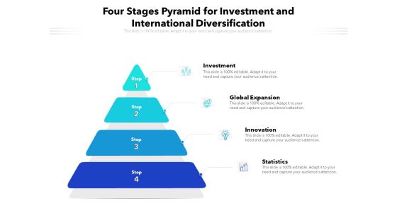 Four Stages Pyramid For Investment And International Diversification Ppt PowerPoint Presentation Gallery Images PDF Four Stages Pyramid For Investment And International Diversification Ppt PowerPoint Presentation Gallery Images PDF