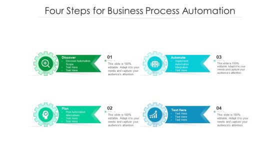 Four Steps For Business Process Automation Ppt PowerPoint Presentation File Formats PDF Four Steps For Business Process Automation Ppt PowerPoint Presentation File Formats PDF