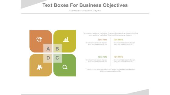Four Steps Infographic Matrix Powerpoint Template Four Steps Infographic Matrix Powerpoint Template