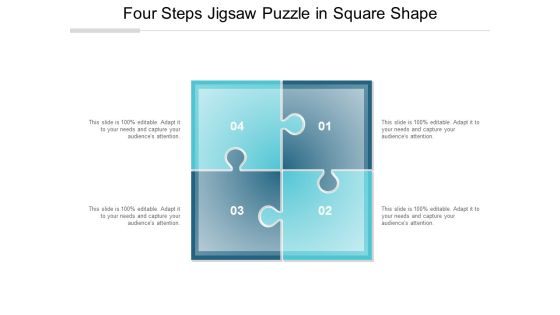 Four Steps Jigsaw Puzzle In Square Shape Ppt Powerpoint Presentation Show Visual Aids Four Steps Jigsaw Puzzle In Square Shape Ppt Powerpoint Presentation Show Visual Aids