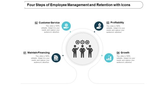 Four Steps Of Employee Management And Retention With Icons Ppt Powerpoint Presentation Gallery Slideshow Four Steps Of Employee Management And Retention With Icons Ppt Powerpoint Presentation Gallery Slideshow