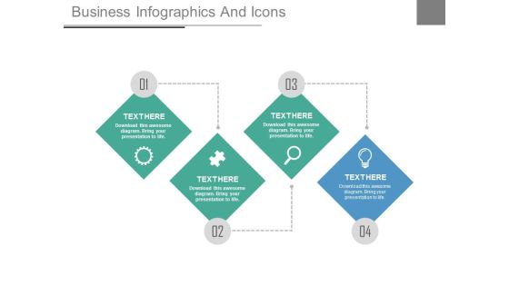 Four Steps Of Innovative Business Process Powerpoint Template Four Steps Of Innovative Business Process Powerpoint Template