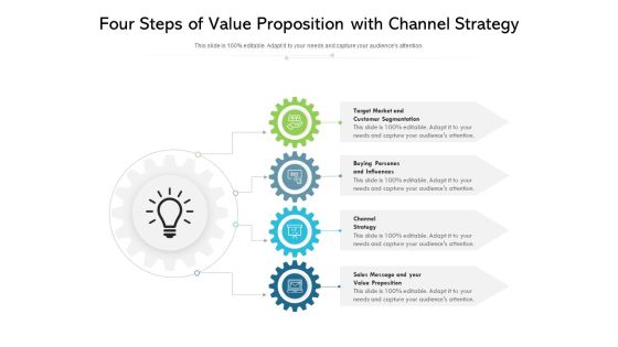 Four Steps Of Value Proposition With Channel Strategy Ppt PowerPoint Presentation File Pictures PDF Four Steps Of Value Proposition With Channel Strategy Ppt PowerPoint Presentation File Pictures PDF