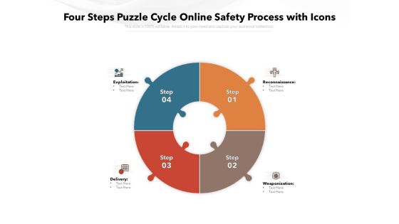 Four Steps Puzzle Cycle Online Safety Process With Icons Ppt PowerPoint Presentation Inspiration Elements PDF Four Steps Puzzle Cycle Online Safety Process With Icons Ppt PowerPoint Presentation Inspiration Elements PDF