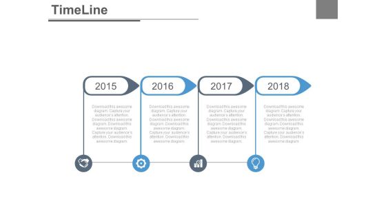 Four Steps Timeline Diagram With Icons Powerpoint Slides Four Steps Timeline Diagram With Icons Powerpoint Slides
