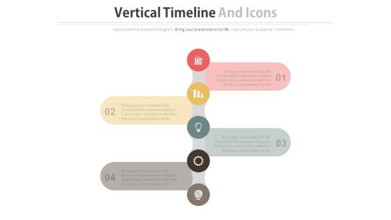 Four Steps Timeline Diagram With Icons Powerpoint Template Four Steps Timeline Diagram With Icons Powerpoint Template