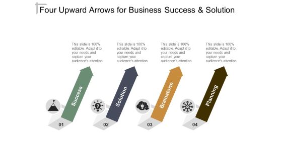 Four Upward Arrows For Business Success And Solution Ppt PowerPoint Presentation Show Tips Four Upward Arrows For Business Success And Solution Ppt PowerPoint Presentation Show Tips