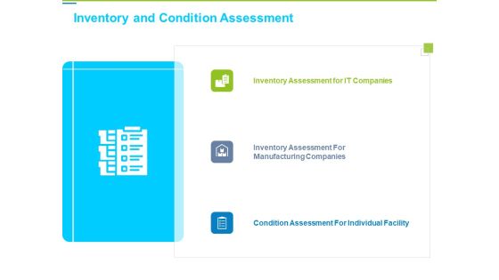 Framework Administration Inventory And Condition Assessment Ppt Icon Brochure PDF Framework Administration Inventory And Condition Assessment Ppt Icon Brochure PDF