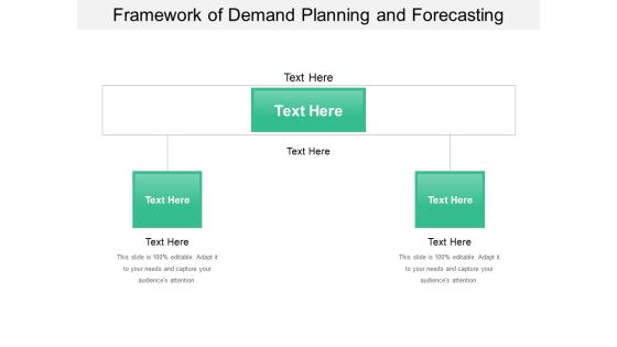 Framework Of Demand Planning And Forecasting Ppt PowerPoint Presentation File Introduction PDF