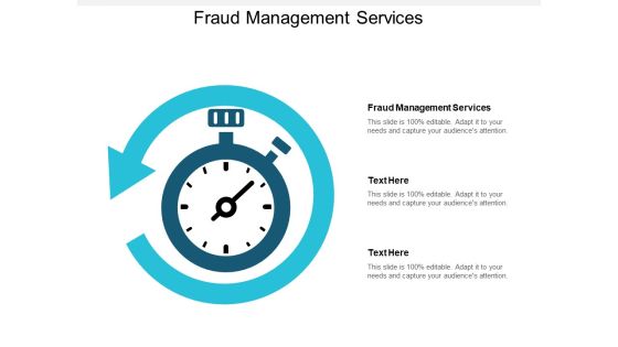 Fraud Management Services Ppt PowerPoint Presentation Design Templates Cpb