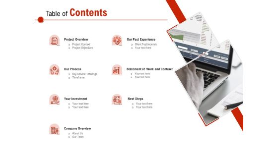 Freelance Writer Table Of Contents Ppt PowerPoint Presentation Layouts Model PDF Freelance Writer Table Of Contents Ppt PowerPoint Presentation Layouts Model PDF