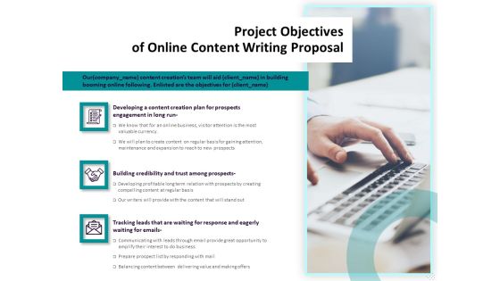 Freelance Writing Project Objectives Of Online Content Writing Proposal Clipart PDF Freelance Writing Project Objectives Of Online Content Writing Proposal Clipart PDF
