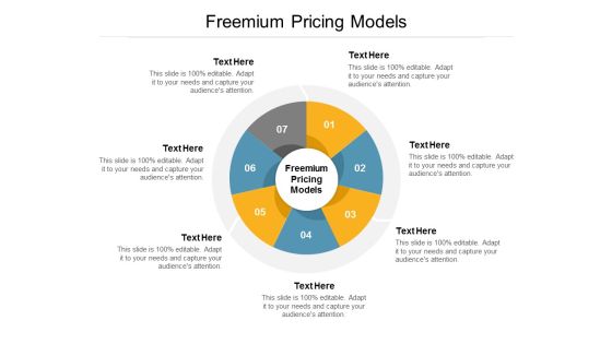 Freemium Pricing Models Ppt PowerPoint Presentation Styles Icons Cpb