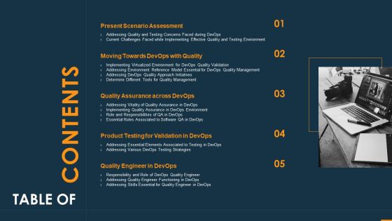 Function Of Quality Assurance In Devops IT TABLE OF CONTENTS Clipart PDF Function Of Quality Assurance In Devops IT TABLE OF CONTENTS Clipart PDF