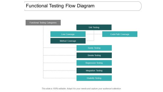 Functional Testing Flow Diagram Ppt PowerPoint Presentation Diagram Templates