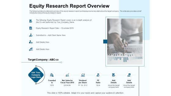 Fund Investment Advisory Statement Equity Research Report Overview Ppt Outline Infographics PDF Fund Investment Advisory Statement Equity Research Report Overview Ppt Outline Infographics PDF