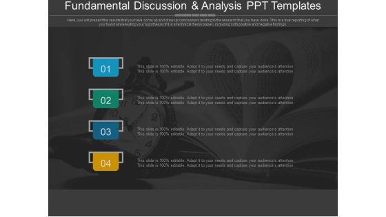 Fundamental Discussion And Analysis Ppt Templates Fundamental Discussion And Analysis Ppt Templates