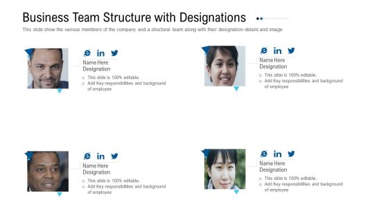 Funding Deck To Raise Grant Funds From Public Organizations Business Team Structure With Designations Slides PDF Funding Deck To Raise Grant Funds From Public Organizations Business Team Structure With Designations Slides PDF