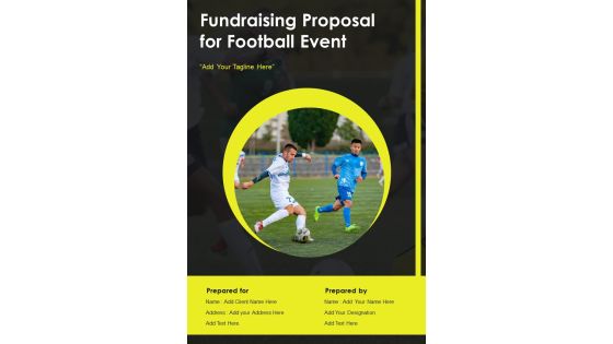 Fundraising Proposal For Football Event Example Document Report Doc Pdf Ppt Fundraising Proposal For Football Event Example Document Report Doc Pdf Ppt