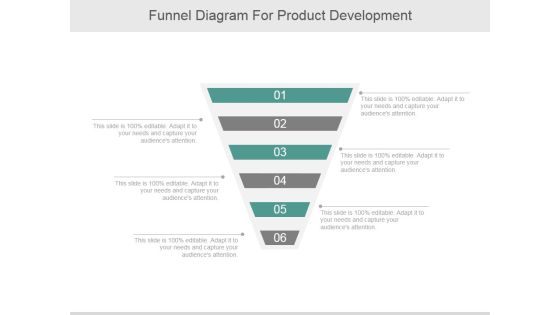 Funnel Diagram For Product Development Ppt PowerPoint Presentation Design Ideas